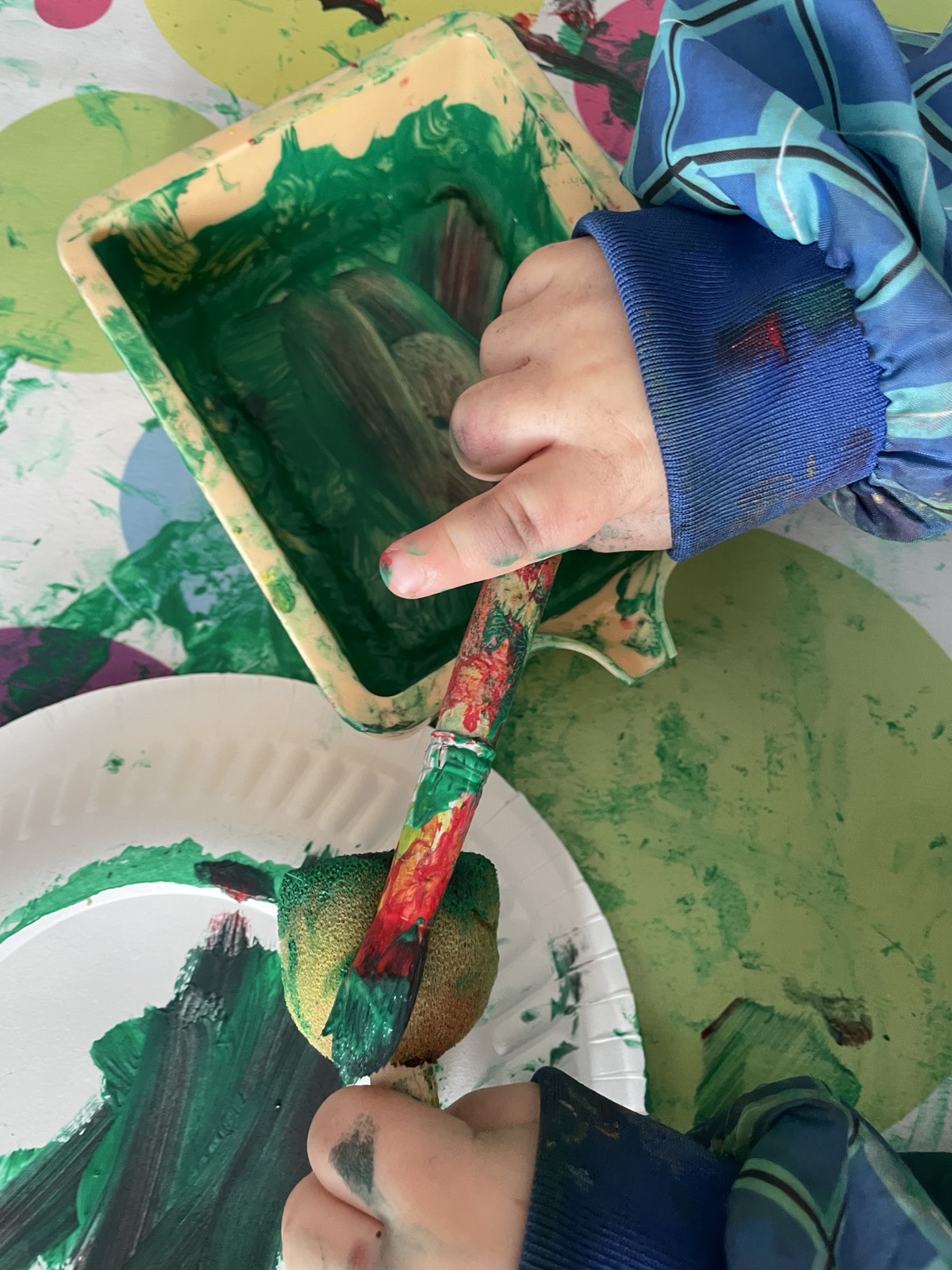 Malende Kinderhände